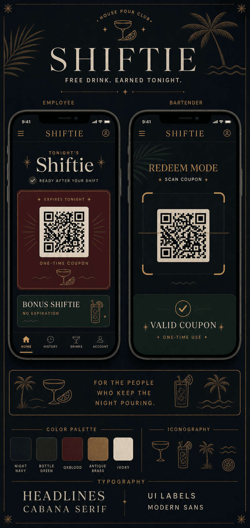 Cabana Noir Shiftie visual direction