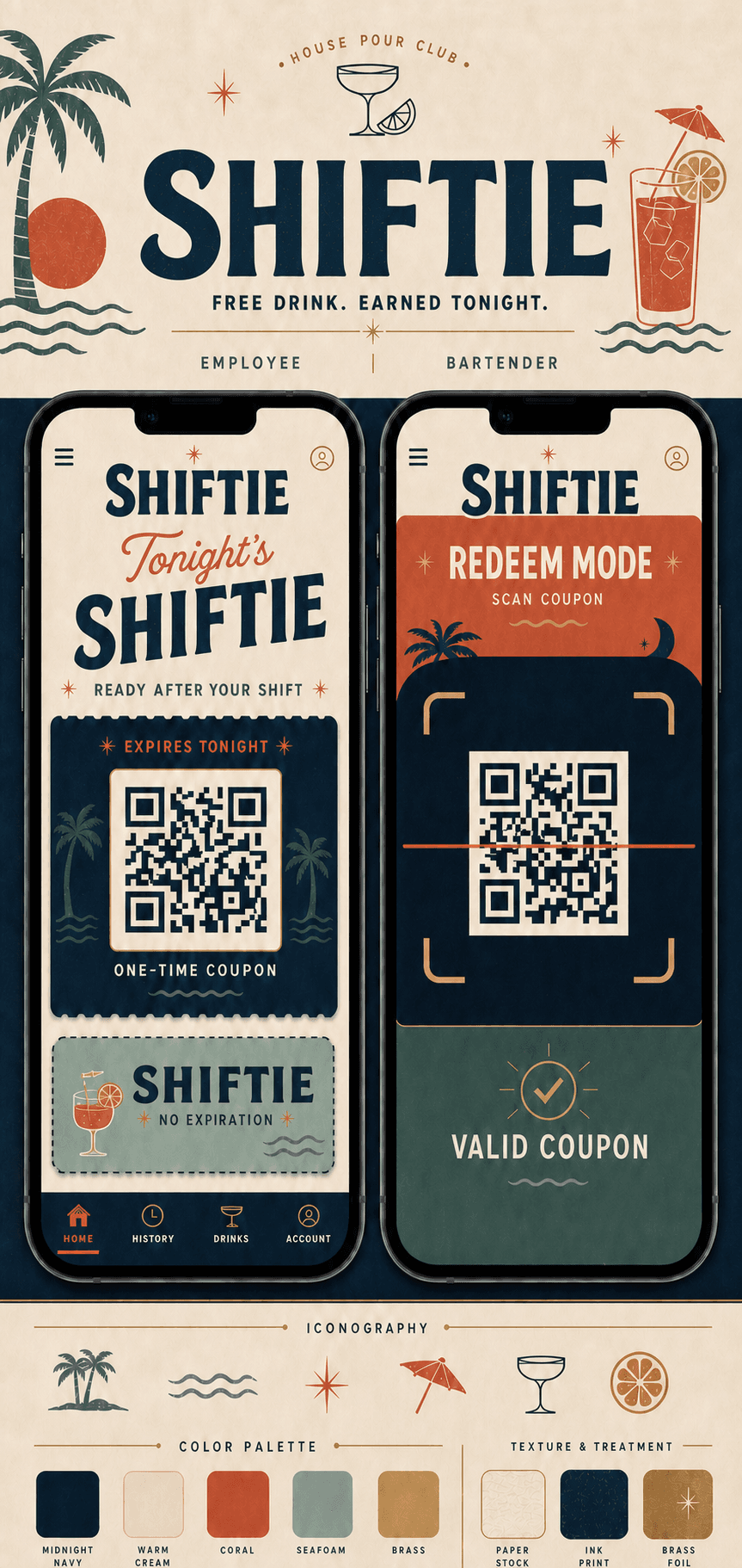 Pacific Modern Wordmark Shiftie visual direction